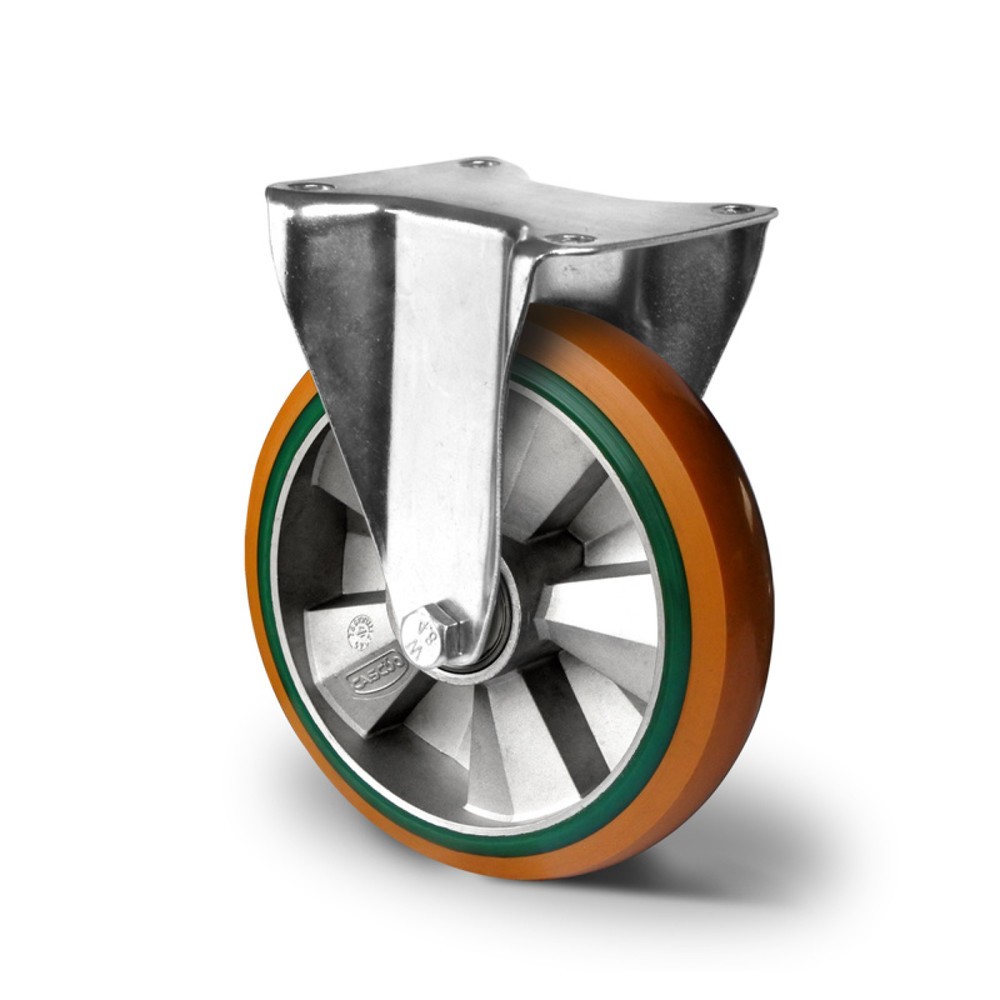 Produktabbildung: Bockrolle ø 125 mm Serie BAY5 Doppelkugellager