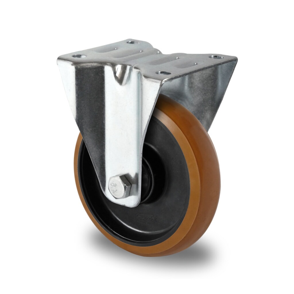 Bockrolle ø 100 mm Serie N4B5 Kugellager Produktabbildung: Bockrolle ø 100 mm Serie N4B5 Kugellager