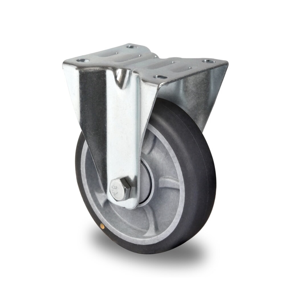 Produktabbildung: Bockrolle ø 100 mm Serie P2G2 (el. leitfähig) Kugellager