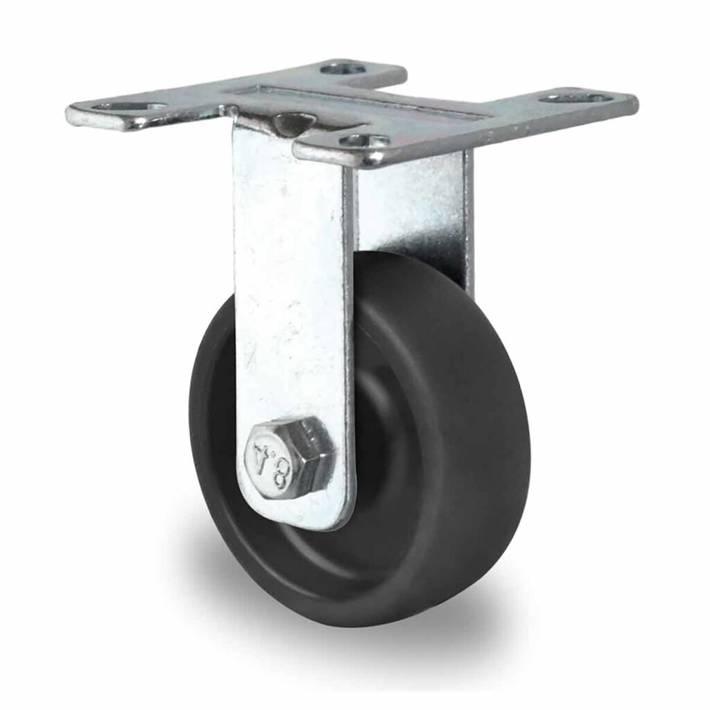 Bockrolle ø 50 mm Serie P4P4 Gleitlager Produktabbildung: Bockrolle ø 50 mm Serie P4P4 Gleitlager