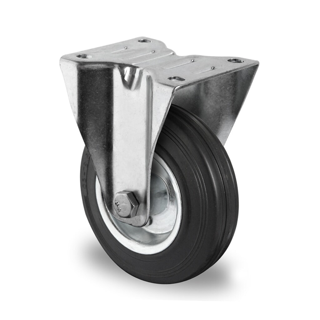Produktabbildung: Bockrolle ø 80 mm Serie SWS4 Rollenlager