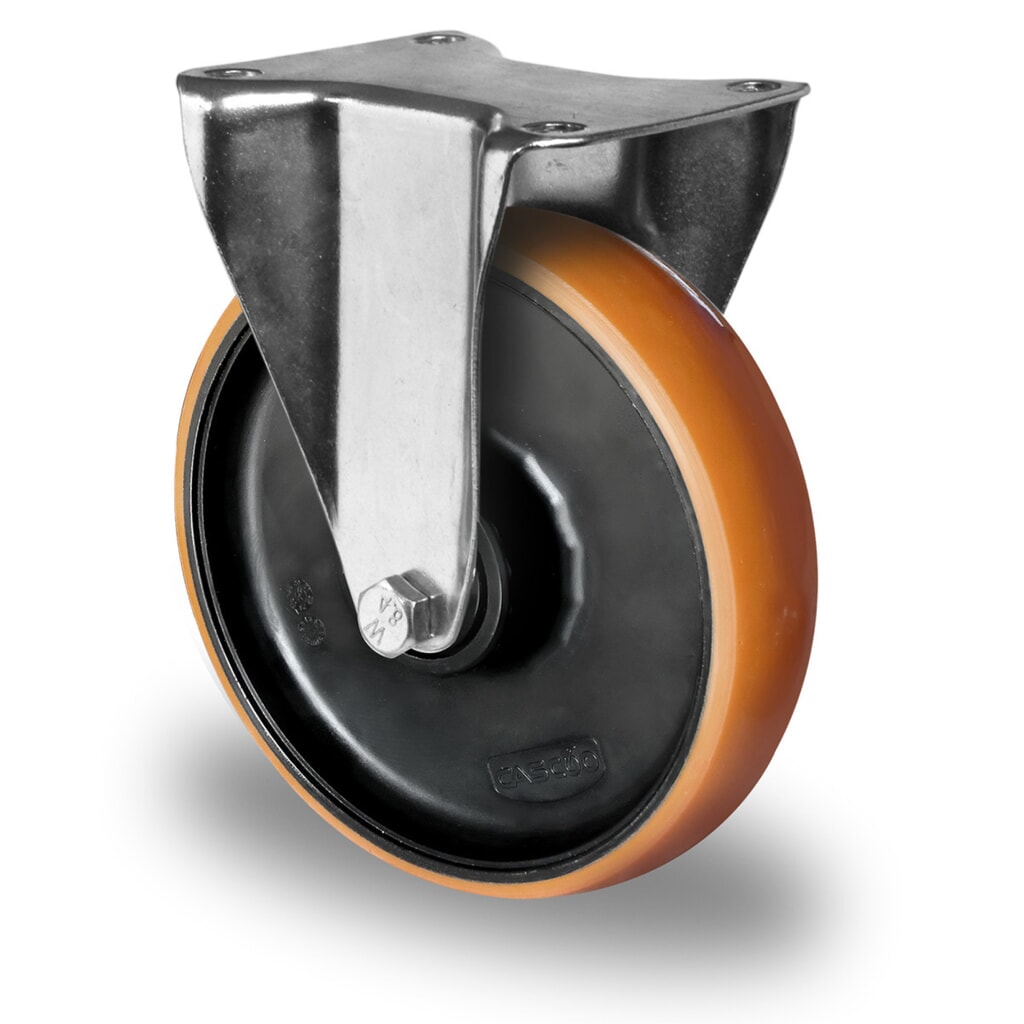 Bockrolle ø 125 mm Serie Z4U5 Doppelkugellager Produktabbildung: Bockrolle ø 125 mm Serie Z4U5 Doppelkugellager