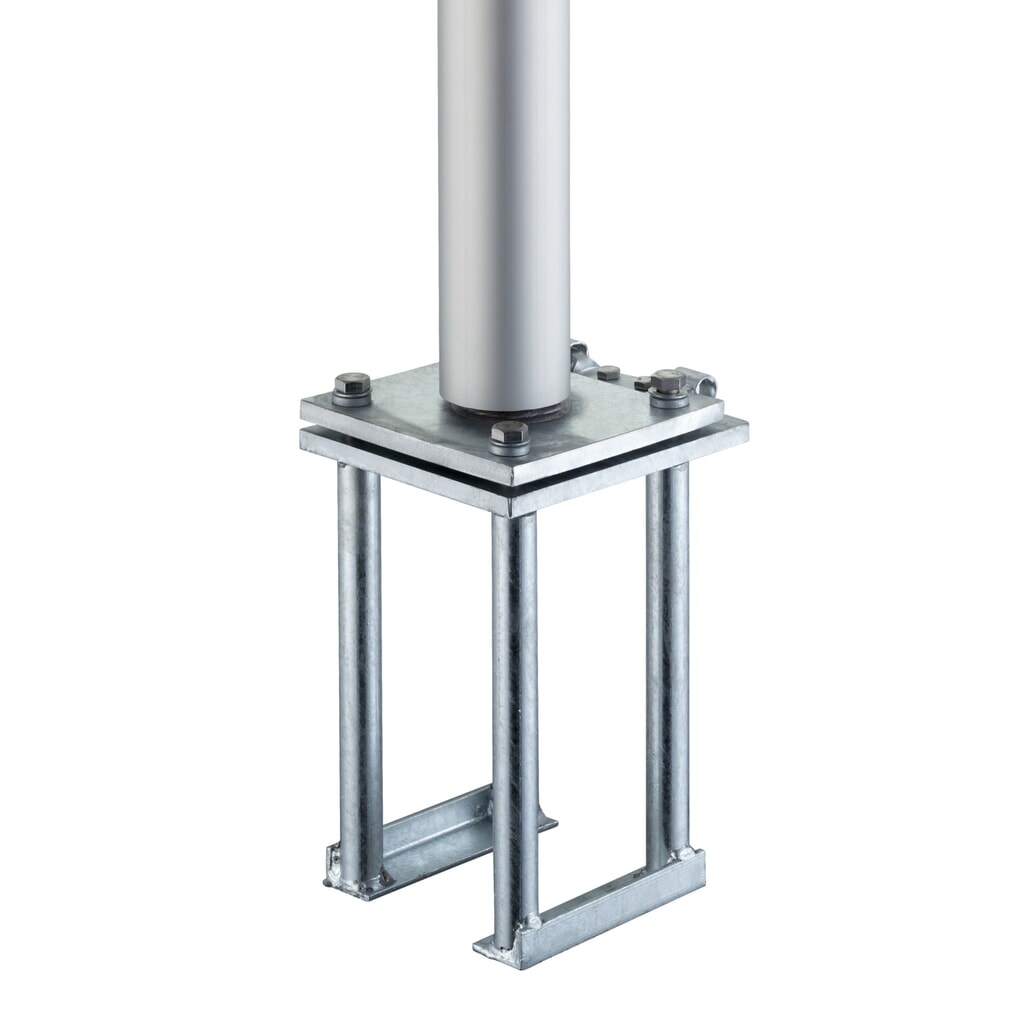 Mannus Bodenhalterung KI für Fahnenmast Ø 75 mm Produktabbildung Nr. 1: Mannus Bodenhalterung KI für Fahnenmast Ø 75 mm
