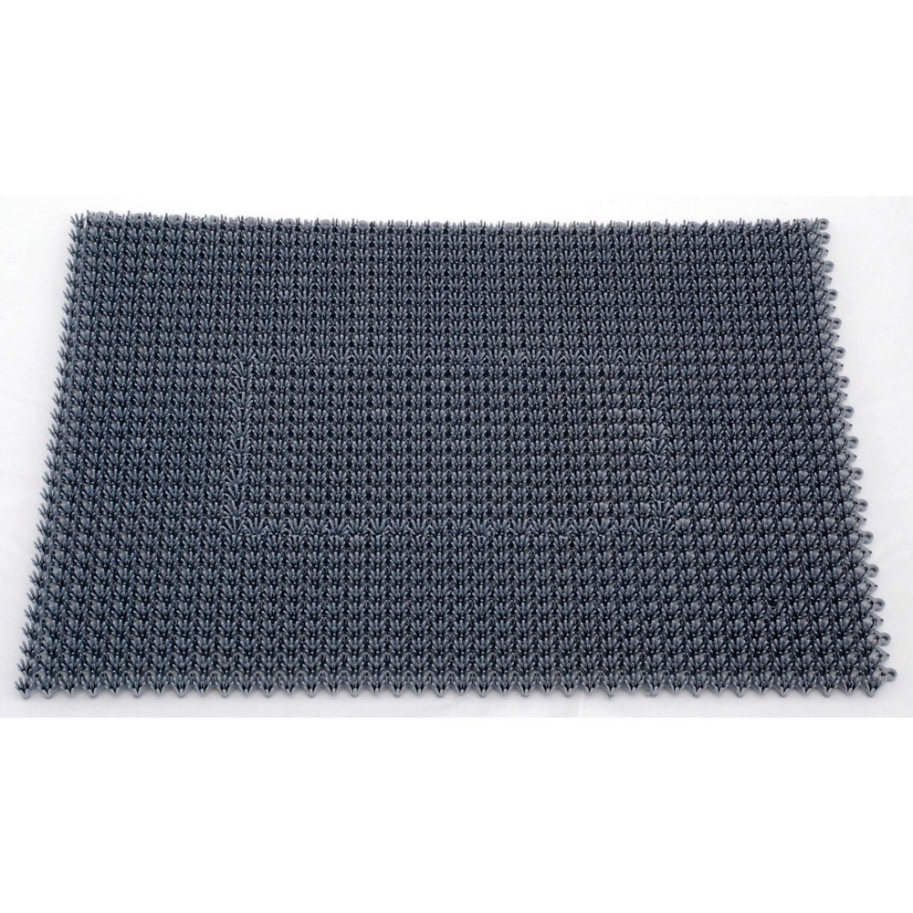 Produktabbildung: Bodenmatte für Grobschmutz, PE, BxL 570 x 860 mm, dunkelgrau