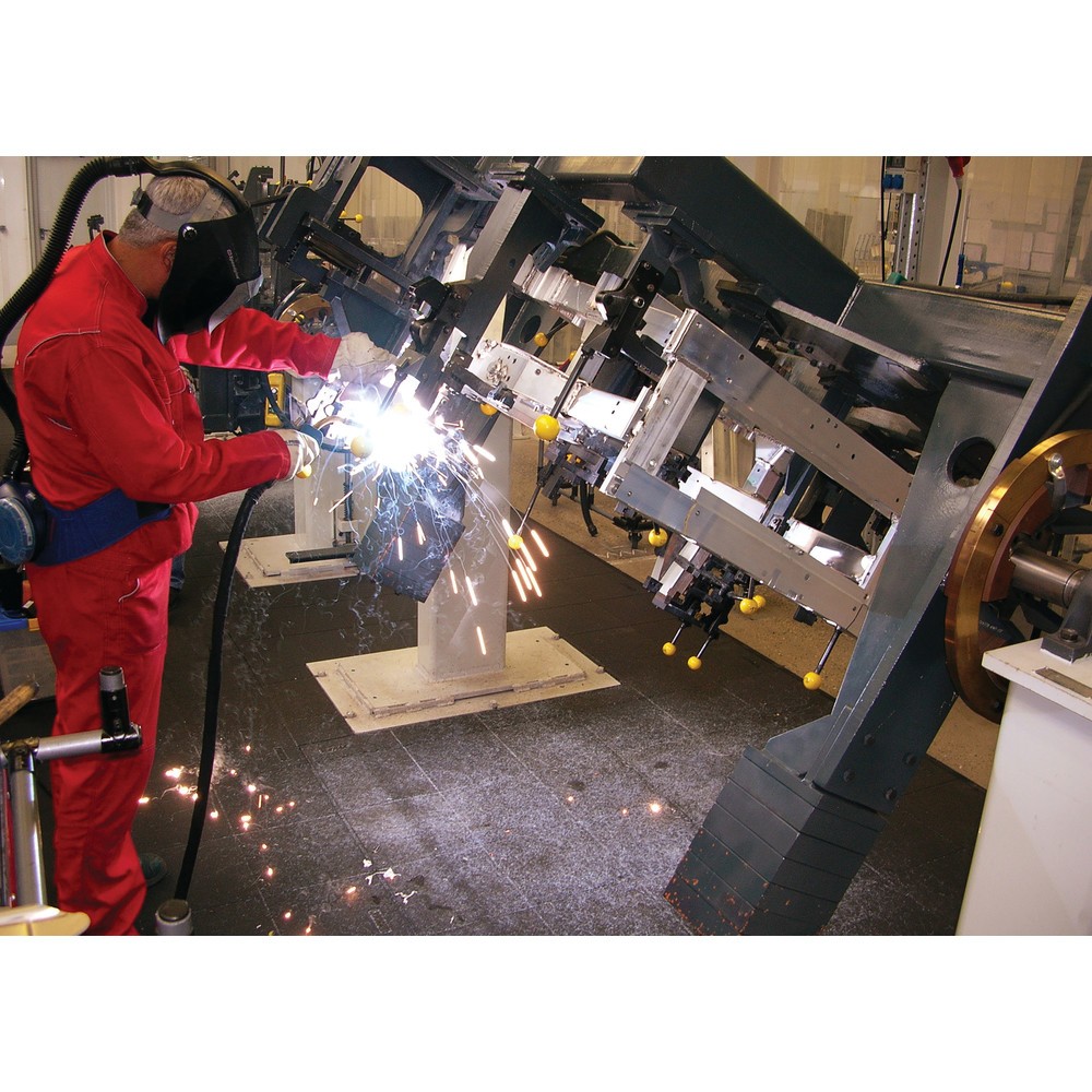 Produktabbildung Nr. 6: Bodenplatte für NoTrax Montage-Arbeitsplätze, Stecksystem, geschlossen, BxL 910 x 910 mm