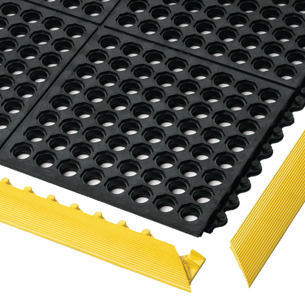 Produktabbildung Nr. 5: Bodenplatte für NoTrax Montage-Arbeitsplätze, Stecksystem, gelocht, BxL 910 x 910 mm