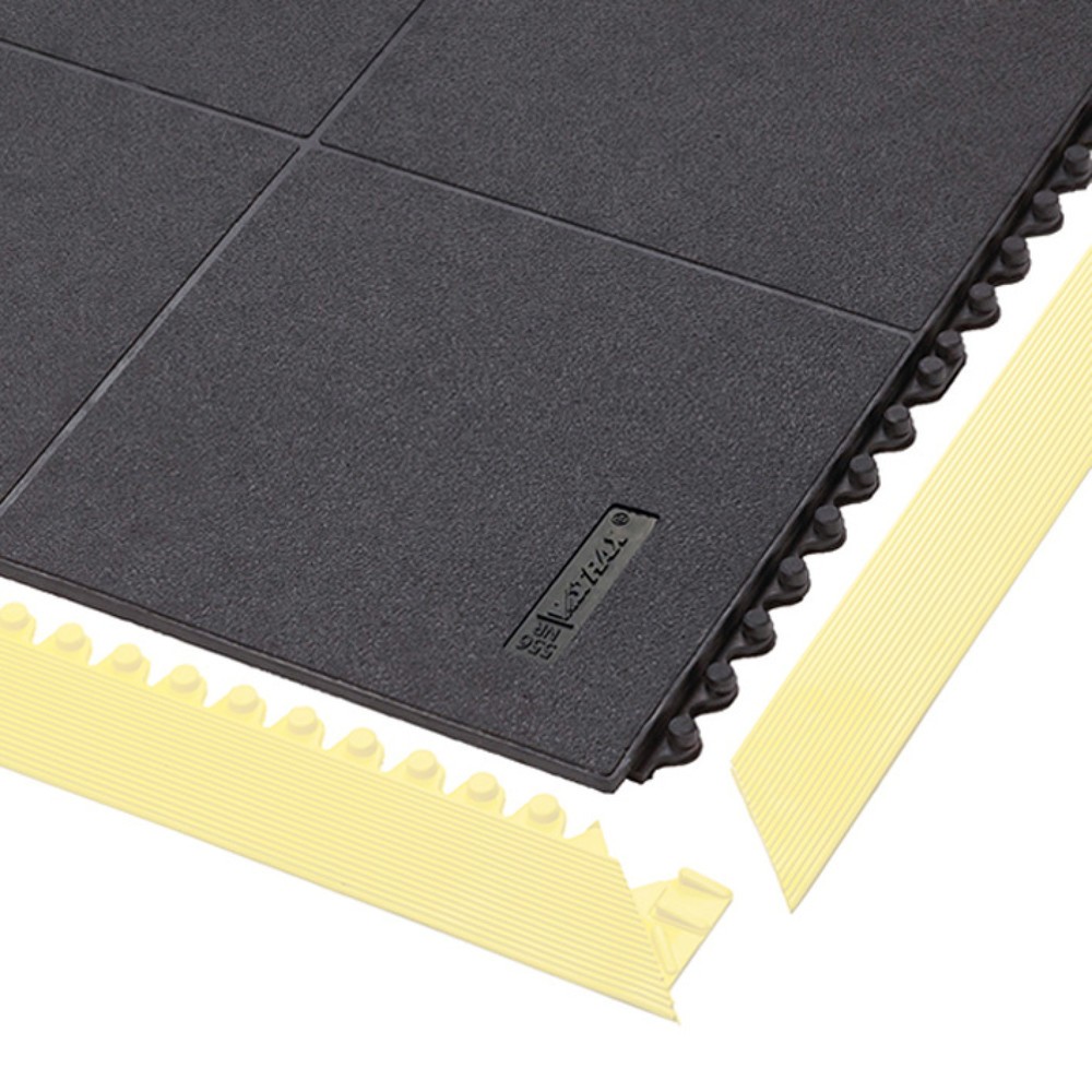 Produktabbildung: Bodenplatte für NoTrax Montage-Arbeitsplätze, Stecksystem, geschlossen, BxL 910 x 910 mm