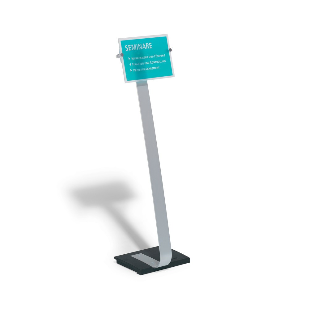 Produktabbildung Nr. 2: DURABLE Bodenständer Crystal Sign mit Acrylglastafel, DIN A4
