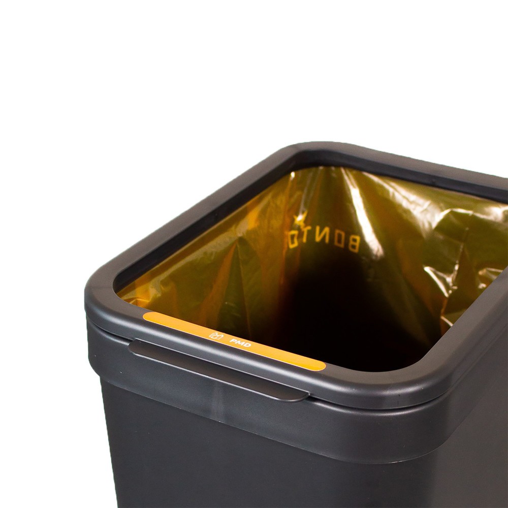 Produktabbildung Nr. 3: BON TON Circubin Abfallbehälter, aus 100 % recyceltem Polypropylen, 40 Liter, offen, anthrazit