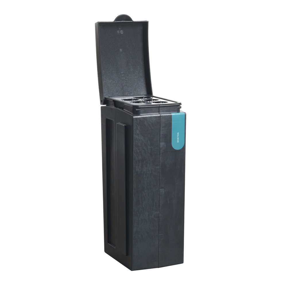 Produktabbildung Nr. 3: BON TON Original Abfallbehälter für Becher, aus 100 % recyceltem Polypropylen, 70 Liter, grau