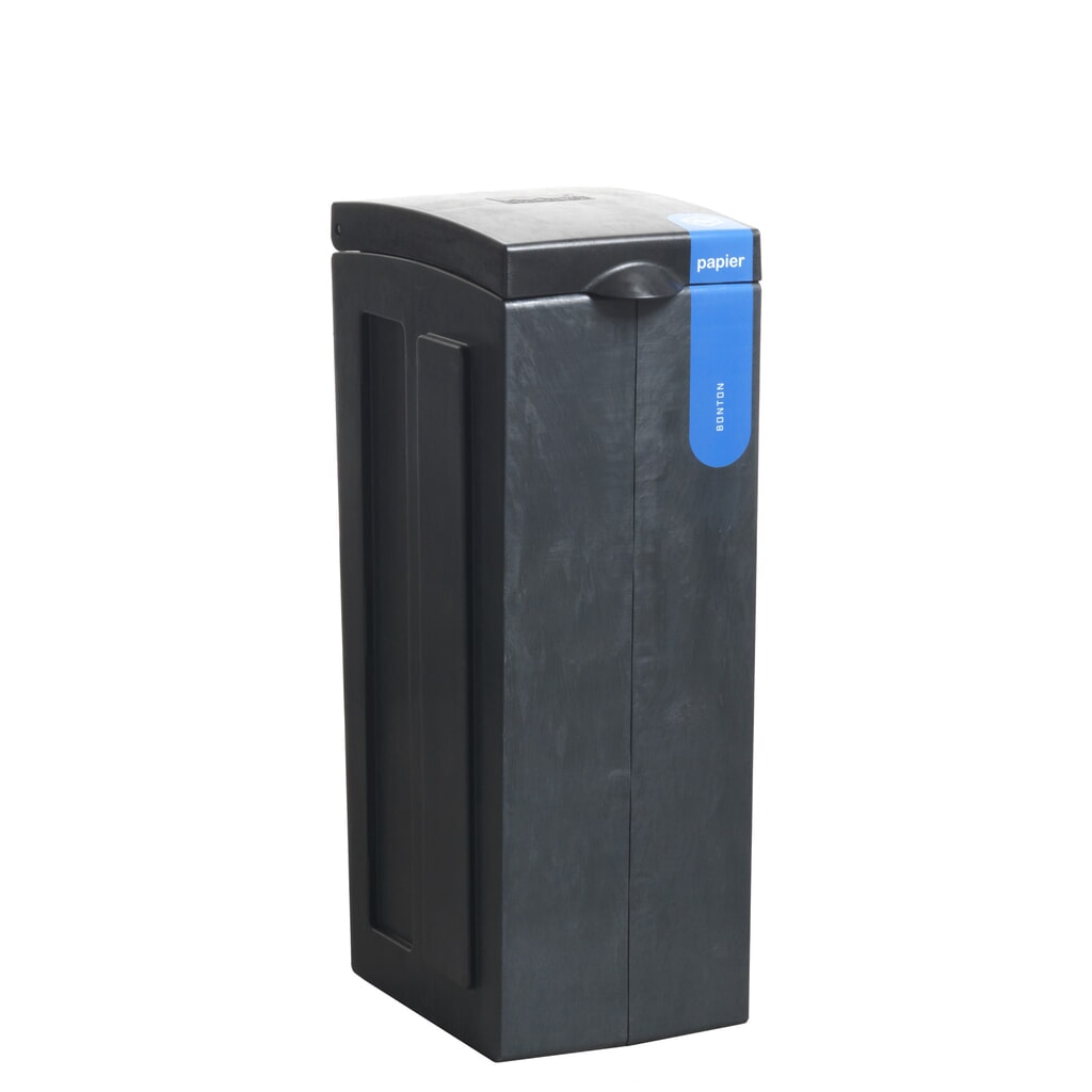 BON TON Original Abfallbehälter für Papier, aus 100 % recyceltem Polypropylen, 70 Liter