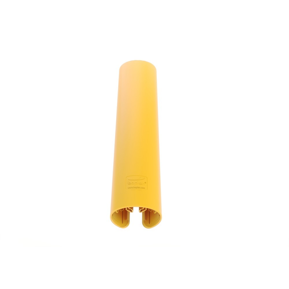 Produktabbildung: BOPLAN® Anfahrschutz für Regale RackBull L, aus Kunststoff, Innenmaß HxBxT 600 x 75-120 x 35-60 mm