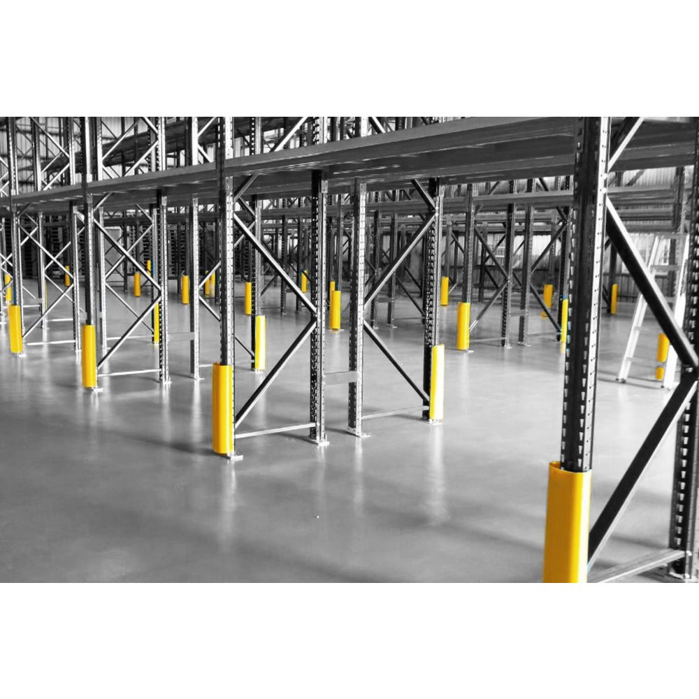 Produktabbildung Nr. 4: BOPLAN® Anfahrschutz für Regale RackBull L, aus Kunststoff, Innenmaß HxBxT 600 x 75-120 x 35-60 mm