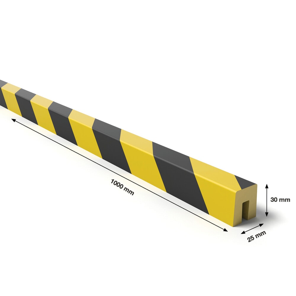 Produktabbildung Nr. 2: BOPLAN® Prallschutz Teddy Pro® EU19 für Kanten, Innenbereich, selbstklebend, rechteckig, HxL 30 x 1.000 mm
