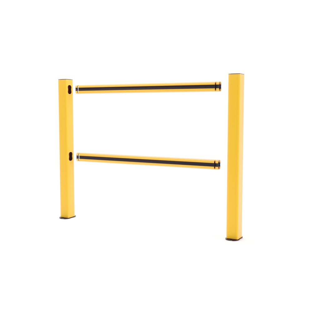 Produktabbildung Nr. 4: BOPLAN® Rammschutzgeländer Flex Impact® HD Light, gelb / schwarz, Innenbereich, HxL 1.145 x 1.250 mm