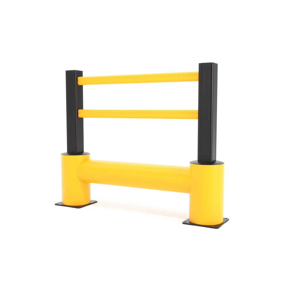 Produktabbildung: BOPLAN® Rammschutzgeländer TB 400 Plus, Innenbereich, HxL 1.150 x 1.450 mm