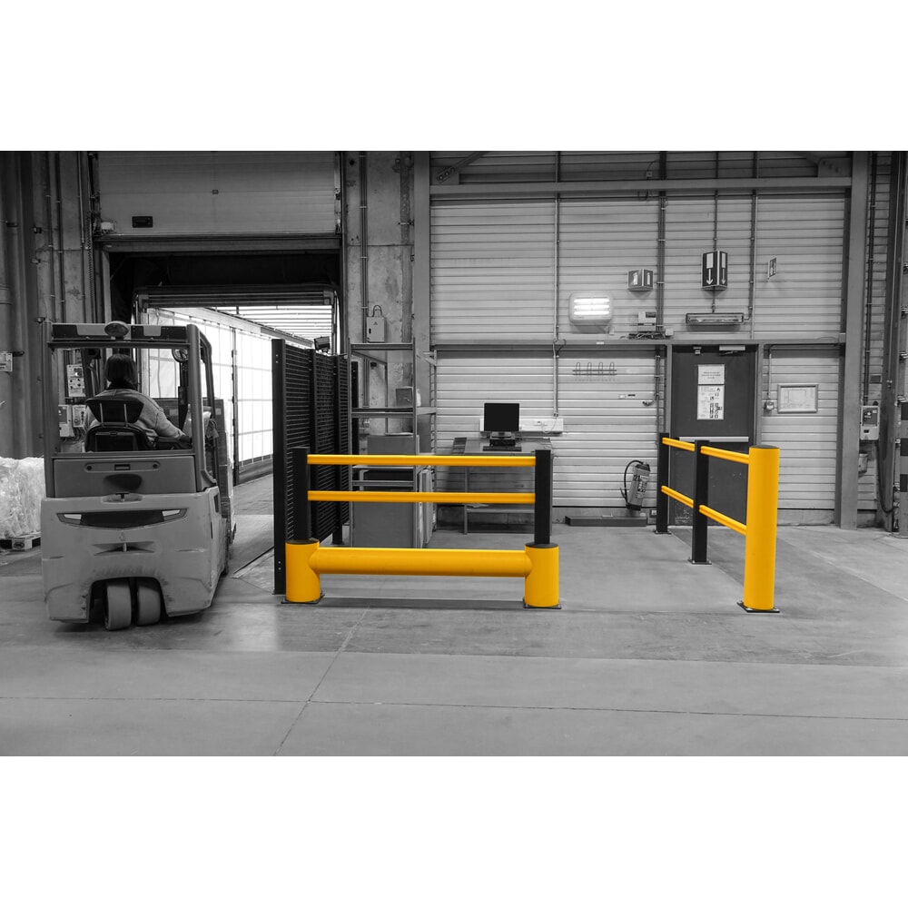 Produktabbildung Nr. 3: BOPLAN® Rammschutzgeländer TB 400 Plus, Innenbereich, HxL 1.150 x 1.450 mm