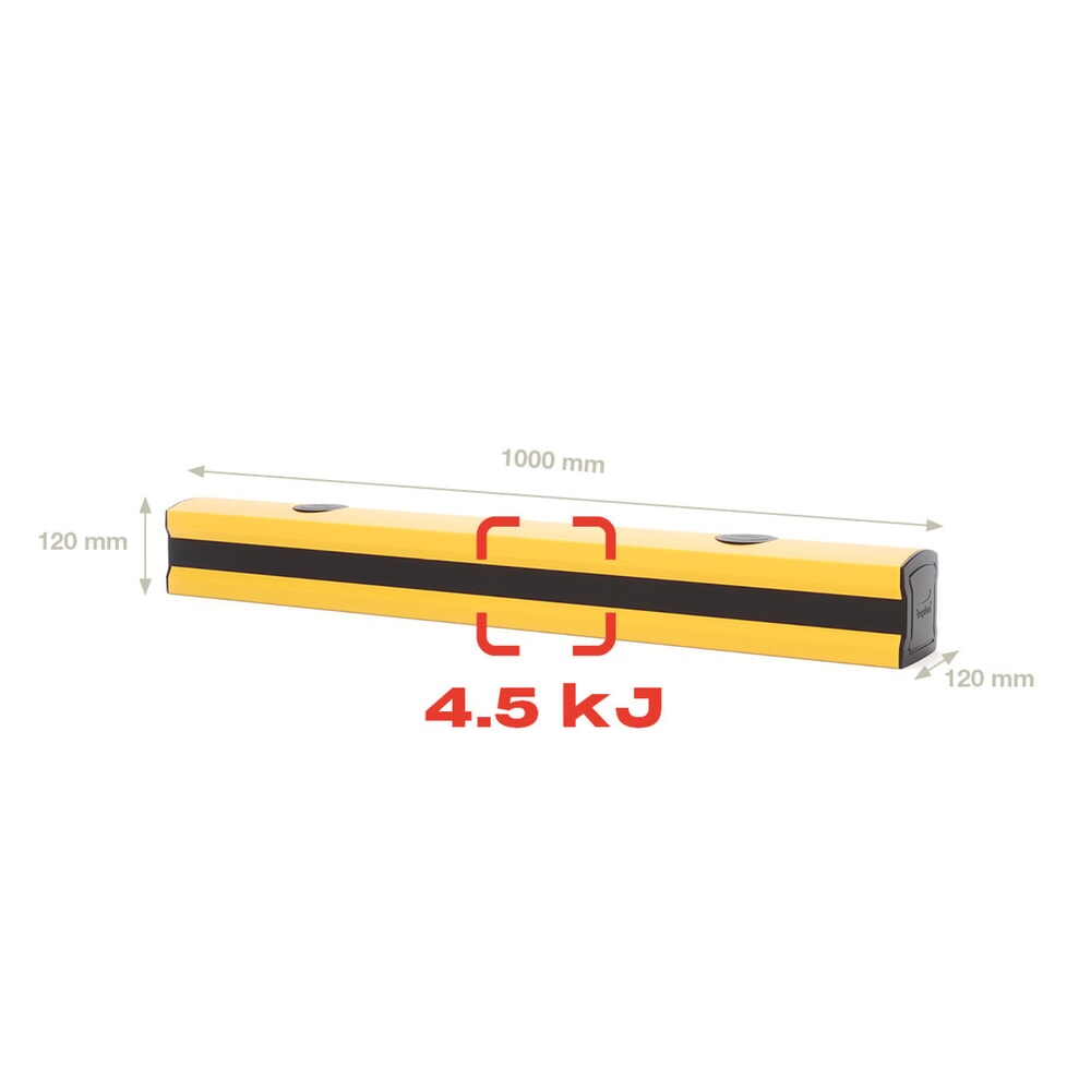 Produktabbildung Nr. 2: BOPLAN® Rammschutzplanke Flex Impact® FLIP120L, Innen- und Außenbereich