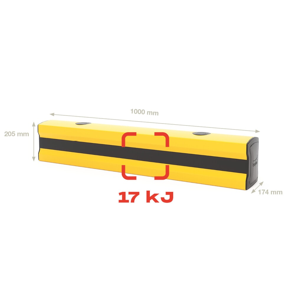 Produktabbildung Nr. 2: BOPLAN® Rammschutzplanke Flex Impact® FLIP200F, Innen- und Außenbereich