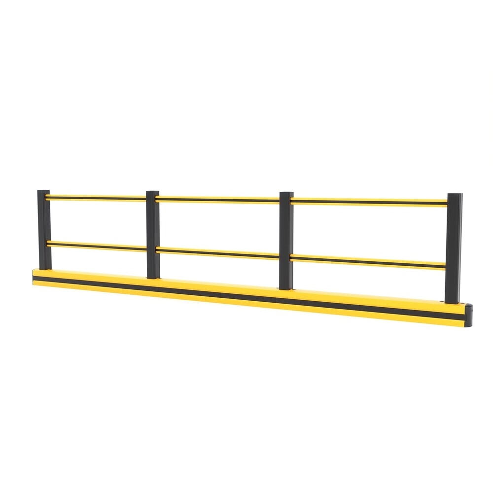 Produktabbildung: BOPLAN® Rammschutzplanke Flex Impact® FLIP200F Plus, Innen- und Außenbreich, Länge 5.050 mm