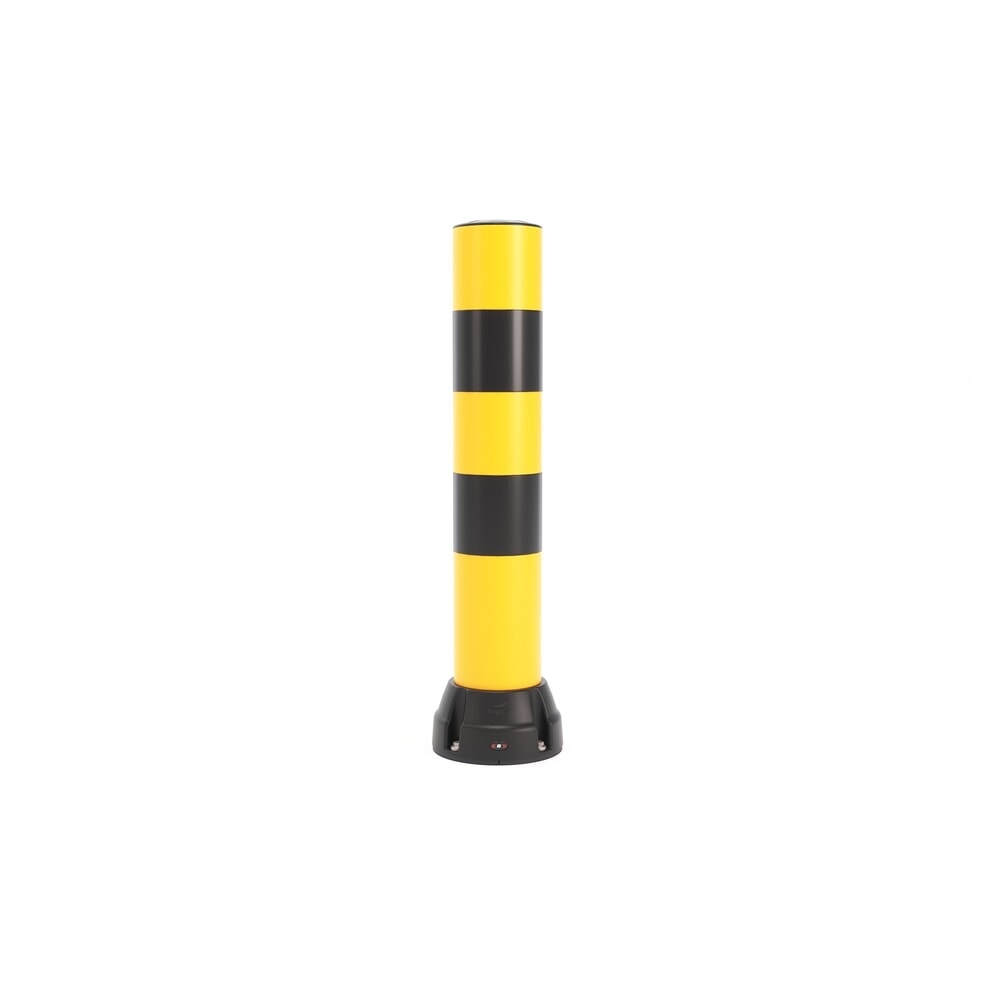 Produktabbildung: BOPLAN® Rammschutzpoller Flex Impact® BO170B, Innen- und Außenbereich, Höhe 1.000 mm, gelb / schwarz