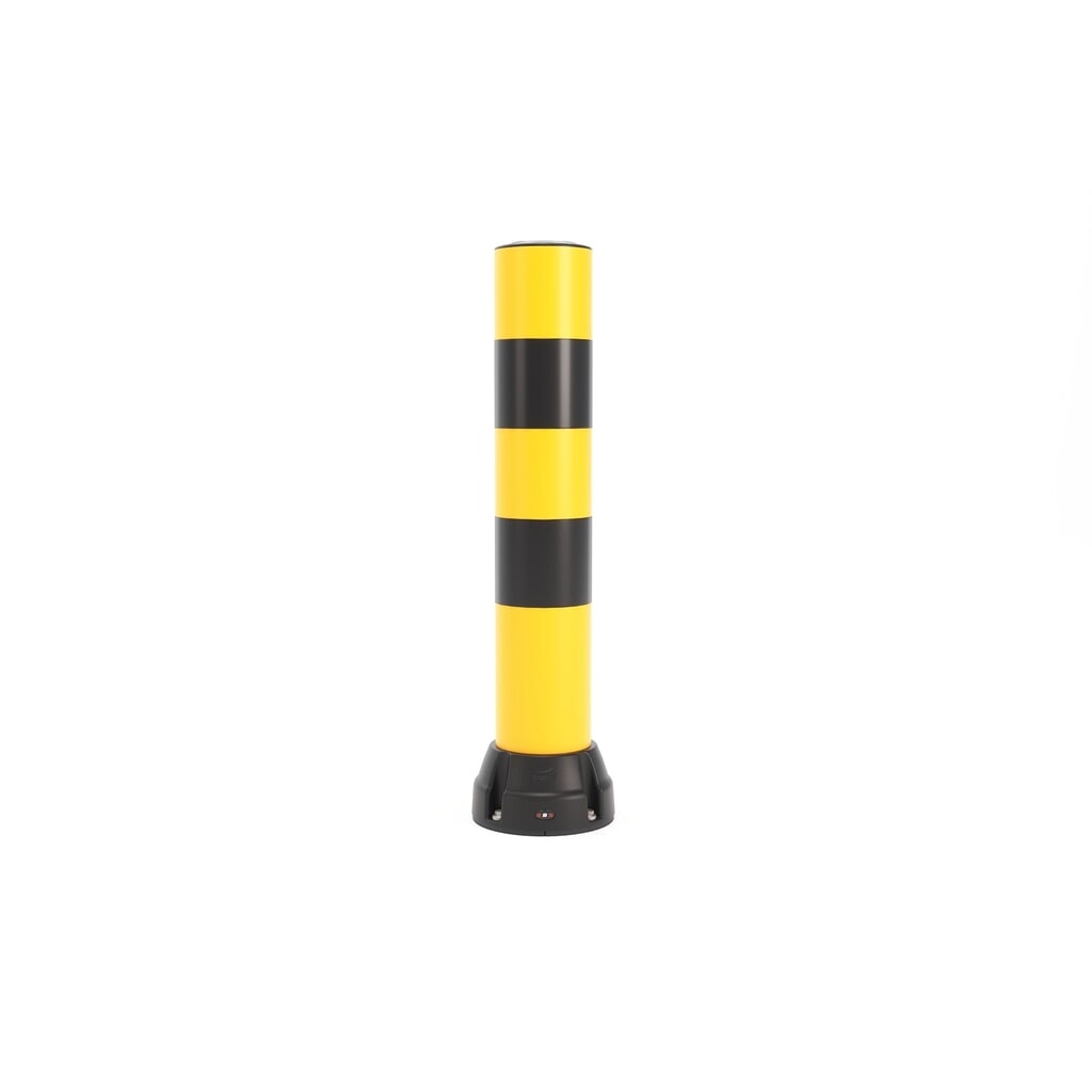BOPLAN® Rammschutzpoller Flex Impact® BO170B, Innen- und Außenbereich, Höhe 1.000 mm, gelb / schwarz Produktabbildung: BOPLAN® Rammschutzpoller Flex Impact® BO170B, Innen- und Außenbereich, Höhe 1.000 mm, gelb / schwarz