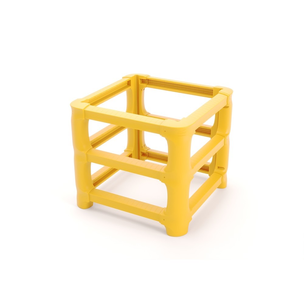 Produktabbildung: BOPLAN® Säulen-Anfahrschutz CP Universal, zuschneidbar, Höhe 1.100 mm, für Säulenmaße (BxT) 1.000 x 1.000 mm