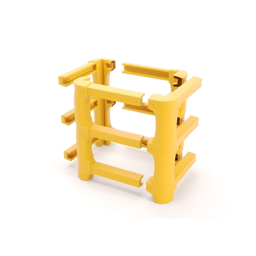 Produktabbildung Nr. 2: BOPLAN® Säulen-Anfahrschutz CP Universal, zuschneidbar, Höhe 1.100 mm, für Säulenmaße (BxT) 700 x 700 mm