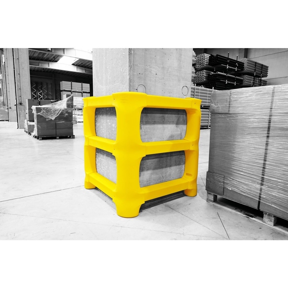 Produktabbildung Nr. 3: BOPLAN® Säulen-Anfahrschutz CP Universal, zuschneidbar, Höhe 1.100 mm, für Säulenmaße (BxT) 1.000 x 1.000 mm