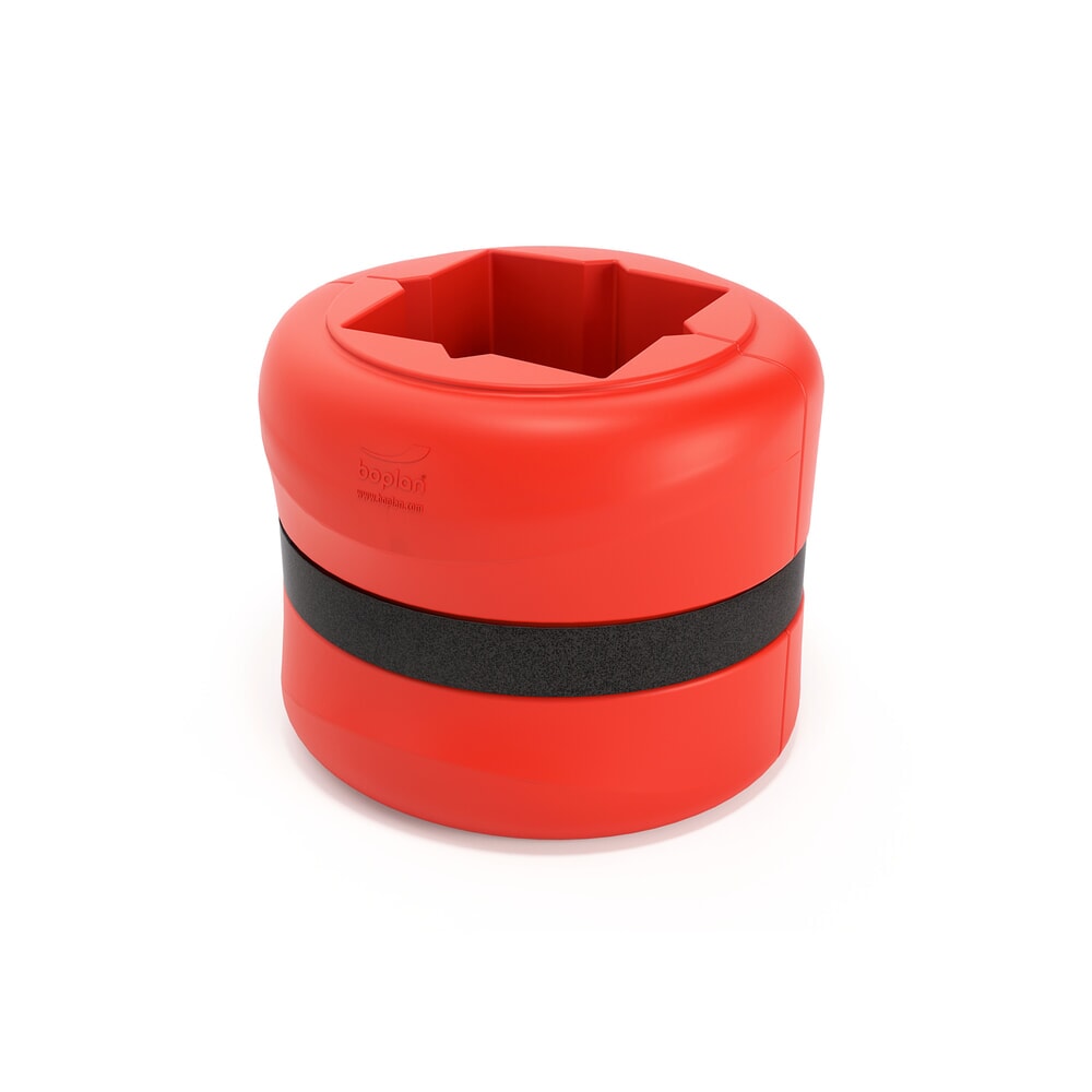 Produktabbildung Nr. 1: BOPLAN® Säulen-Anfahrschutz Flex Impact® KP Protector, Höhe 500 mm, für Säulenmaße (BxT) 300 x 300 mm, rot
