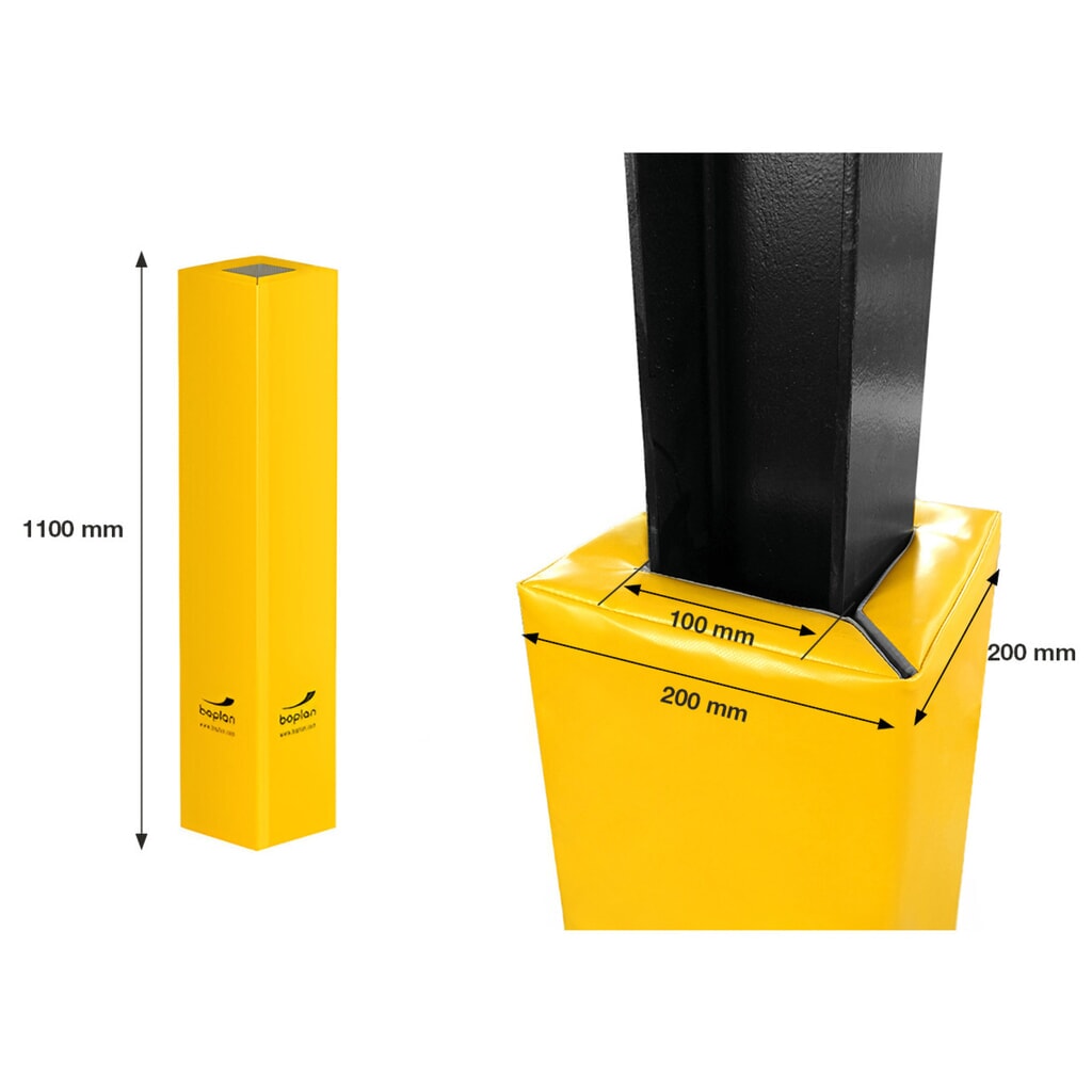 BOPLAN® Säulen-Anfahrschutz Flex Impact® Soft Column Cover, Innen- und Außenbereich, Höhe 1.100 mm, für Säulenmaße (HxT) 100 x 100 mm Produktabbildung Nr. 3: BOPLAN® Säulen-Anfahrschutz Flex Impact® Soft Column Cover, Innen- und Außenbereich, Höhe 1.100 mm, für Säulenmaße (HxT) 100 x 100 mm