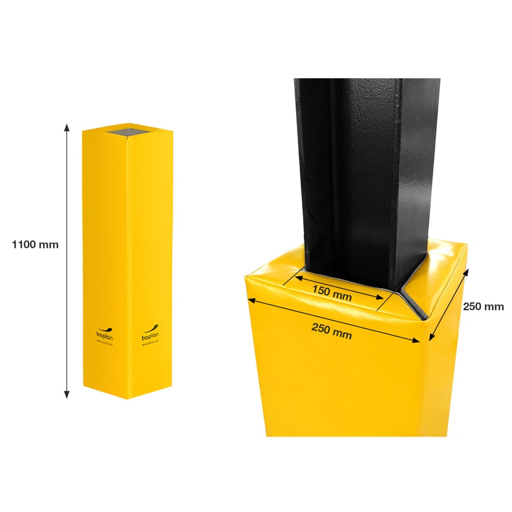 Produktabbildung Nr. 3: BOPLAN® Säulen-Anfahrschutz Flex Impact® Soft Column Cover, Innen- und Außenbereich, Höhe 1.100 mm, für Säulenmaße (HxT) 150 x 150 mm