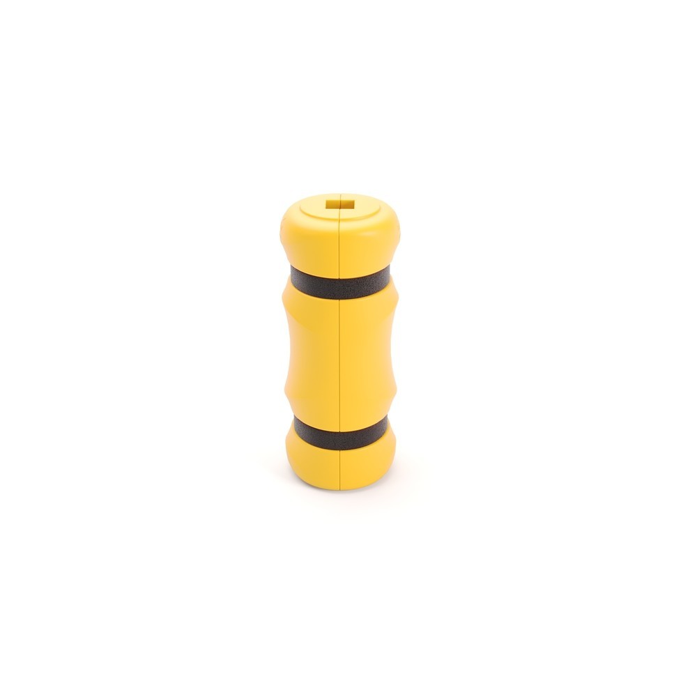 Produktabbildung: BOPLAN® Säulen-Anfahrschutz Flex Impact® KP Protector, Höhe 1.100 mm, für Säulenmaße (BxT) 100 x 100 mm, gelb