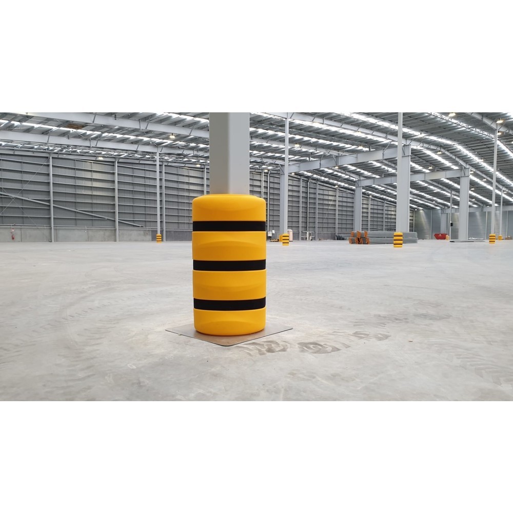 Produktabbildung Nr. 2: BOPLAN® Säulen-Anfahrschutz Flex Impact® KP Protector, Höhe 1.100 mm, für Säulenmaße (BxT) 100 x 100 mm, gelb