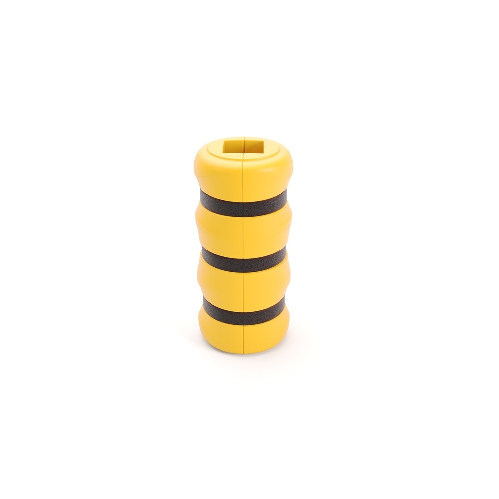 Produktabbildung: BOPLAN® Säulen-Anfahrschutz Flex Impact® KP Protector, Höhe 1.100 mm, für Säulenmaße (BxT) 200 x 200 mm, gelb