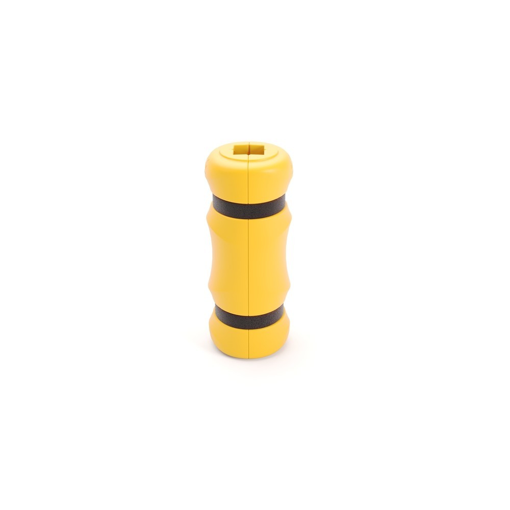 Produktabbildung: BOPLAN® Säulen-Anfahrschutz Flex Impact® KP Protector, Höhe 1.100 mm, für Säulenmaße (BxT) 150 x 150 mm, gelb