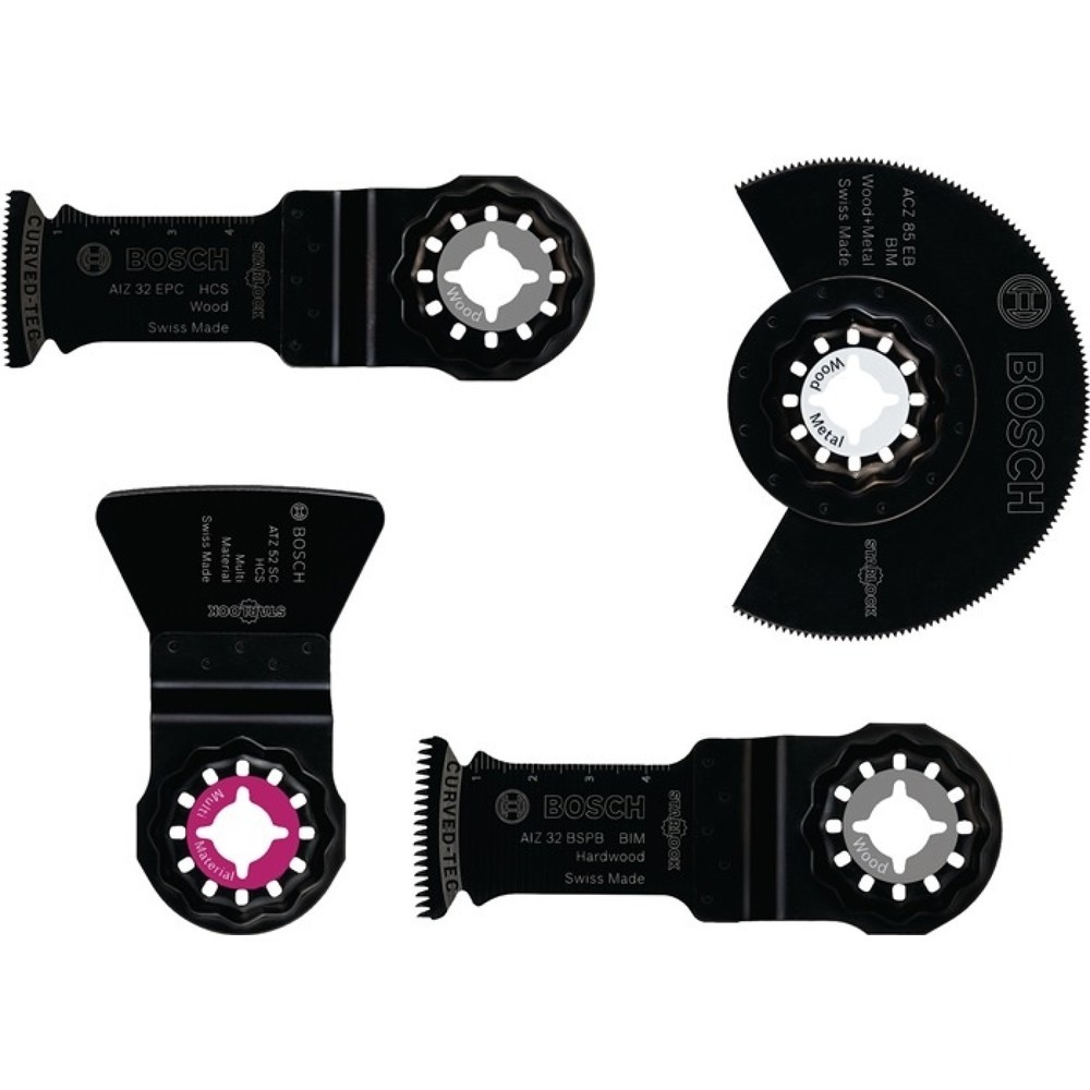 Produktabbildung: BOSCH GOP-Zubehör Boden-/Einbauset, Boden / Einbau, 4-teilig