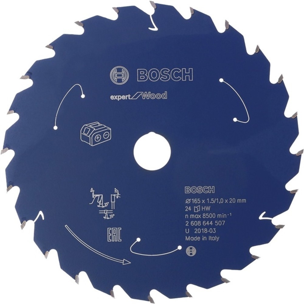 Produktabbildung Nr. 2: Kreissägeblatt Expert for Wood AD 136mm Z.24 WZ Bohr.20mm Schnitt-B.1,5mm