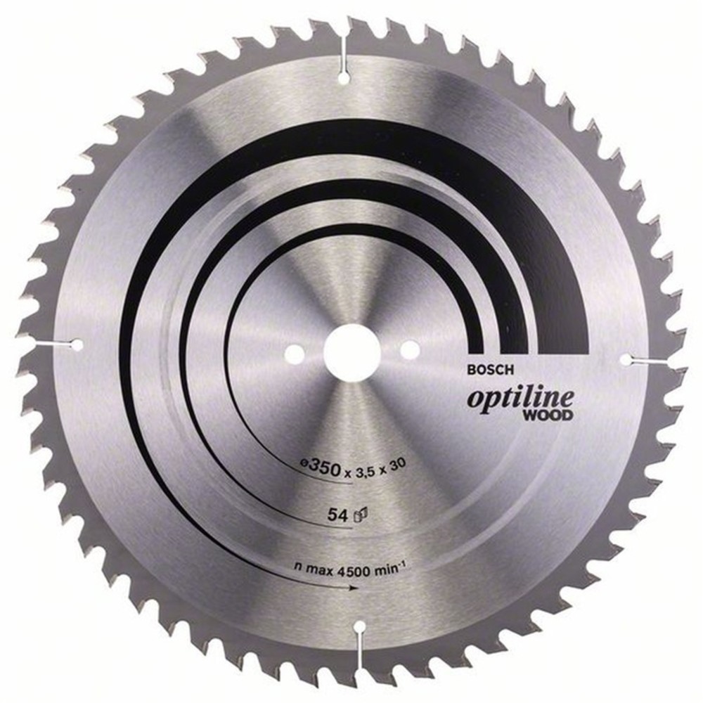 Produktabbildung Nr. 2: BOSCH Kreissägeblatt Optiline Wood AD 350mm Z.54 WZ Schnitt-B.3,5mm