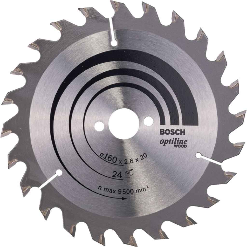 Produktabbildung: BOSCH Kreissägeblatt Optiline Wood AD 190mm Z.16 WZ Schnitt-B.2mm