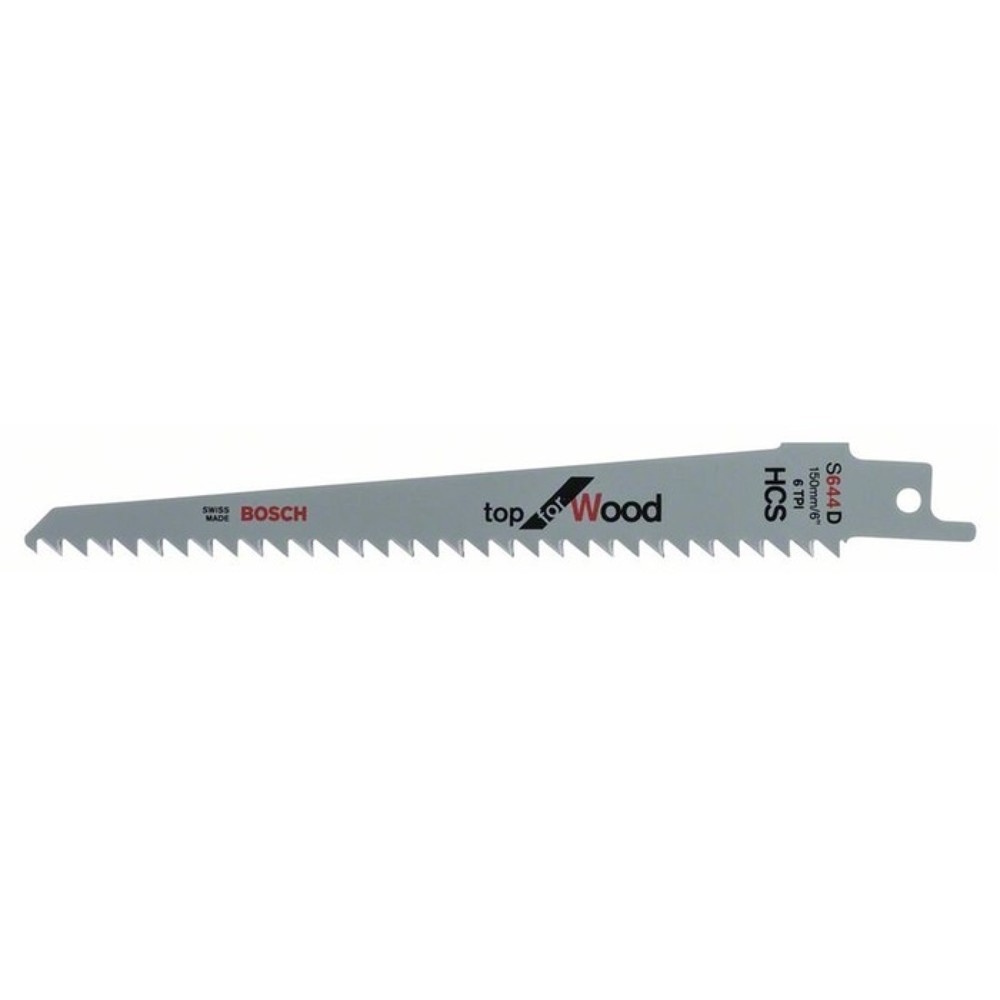 Produktabbildung: Säbelsägeblatt S 1531 L L.240mm B.19mm TPI 5 5mm 25 St./Karte