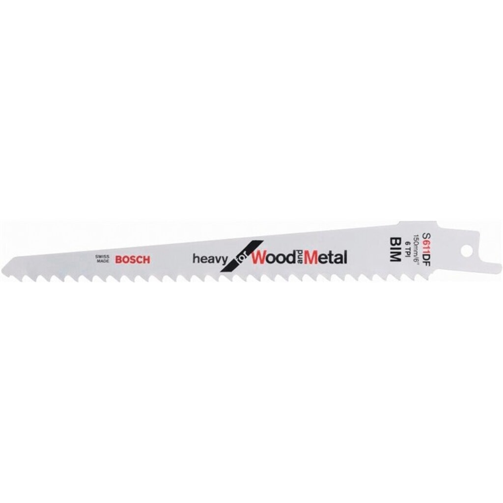Säbelsägeblatt S 3456 XF L.200mm B.19mm TPI 6-12 2,1-4,3mm 2 St./Karte Produktabbildung: Säbelsägeblatt S 3456 XF L.200mm B.19mm TPI 6-12 2,1-4,3mm 2 St./Karte