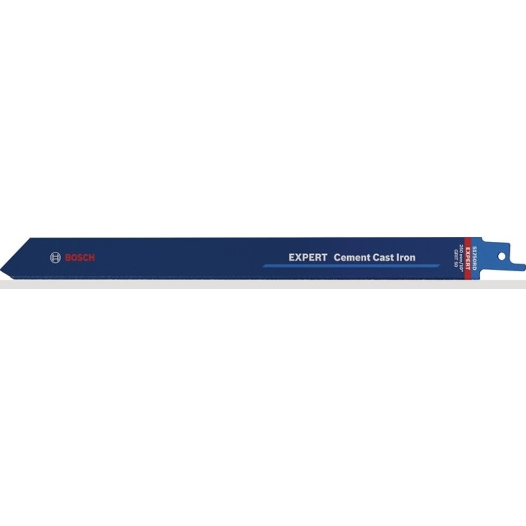 Produktabbildung: BOSCH Säbelsägeblatt Expert Cement Cast Iron T 308 BP, Länge 250 mm Breite 19 mm, 1 Stück / Karte, S-Schaft