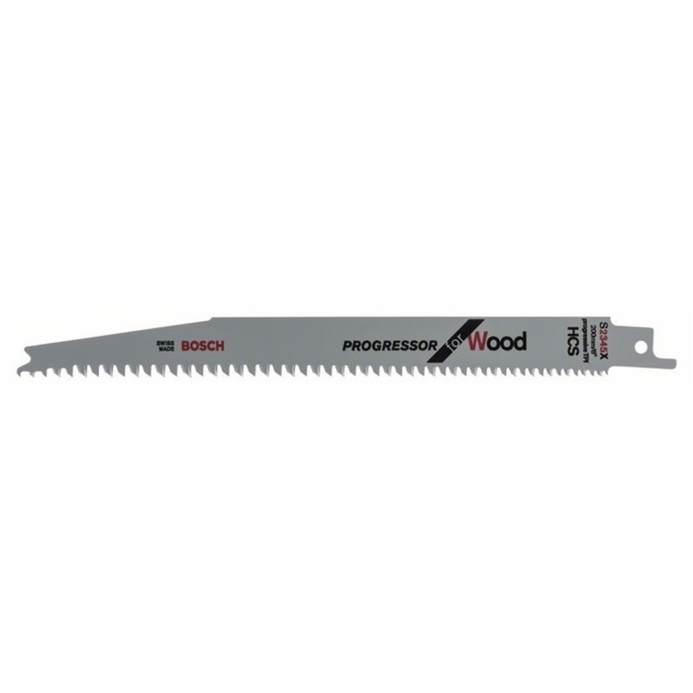 Produktabbildung: Säbelsägeblatt S 2345 X L.200mm B.19mm TPI 6-10 2,5-4,3mm 25 St./Karte