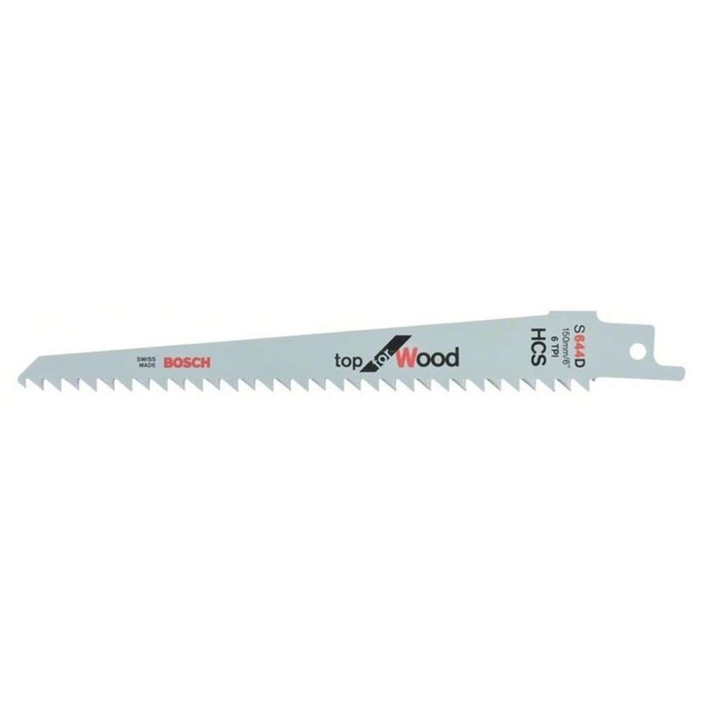 Produktabbildung: Säbelsägeblatt S 644 D L.150mm B.19mm TPI 6 4,3mm 100 St./Karte