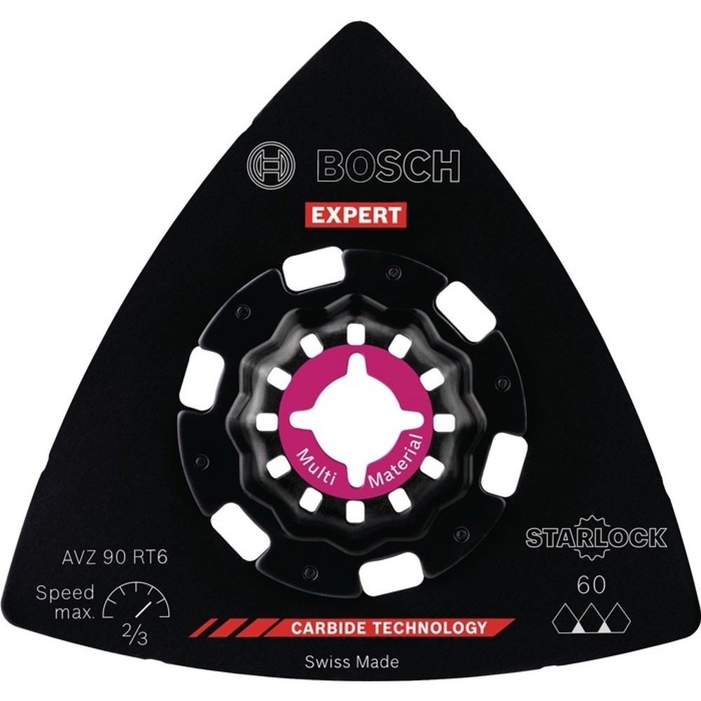 Produktabbildung: BOSCH Schleifplattenset Expert Sanding Plate, Starlock, AVZ 90 RT6