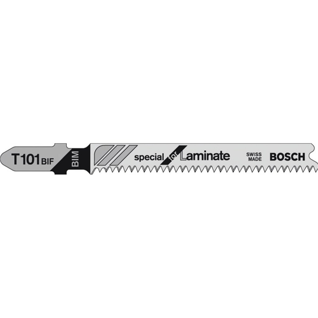Stichsgeblatt T 101 BIF Special for Laminate L83mm Zahnteilung 17mm 5er Pack Produktabbildung: Stichsgeblatt T 101 BIF Special for Laminate L83mm Zahnteilung 17mm 5er Pack