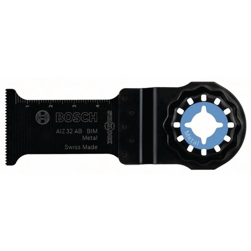 Produktabbildung: BOSCH Tauchsägeblatt AIZ 32 AB Metal, BIM, 25-tlg.B.32mm L.30mm, 25-tlg., f.Nägel/Kupferrohr u.Gipskartonplatten