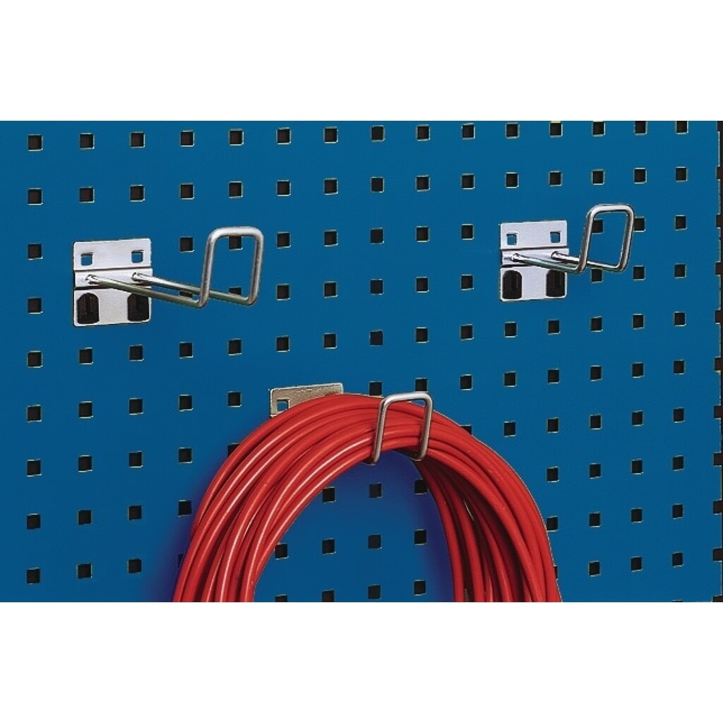 bott Bügelhaken, Ø 6 mm, B60xT100mm verzinkt, 5St./Btl., passend für Lochplatten Produktabbildung: bott Bügelhaken, Ø 6 mm, B60xT100mm verzinkt, 5St./Btl., passend für Lochplatten
