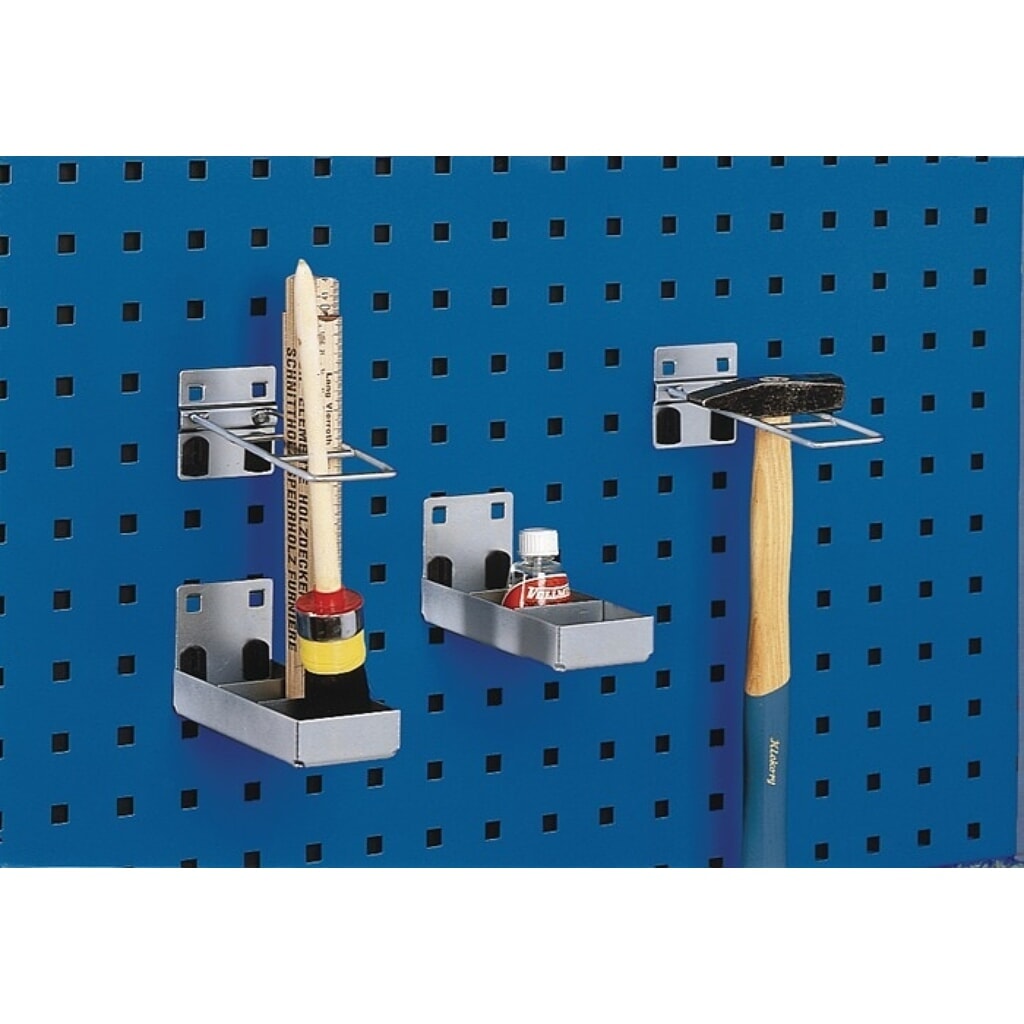 bott Kombihalter, passend für Lochplatten, B50xT150mm, 2-tlg. Produktabbildung: bott Kombihalter, passend für Lochplatten, B50xT150mm, 2-tlg.